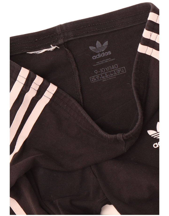 Leggings Adidas Bambina 9-10 Anni Neri