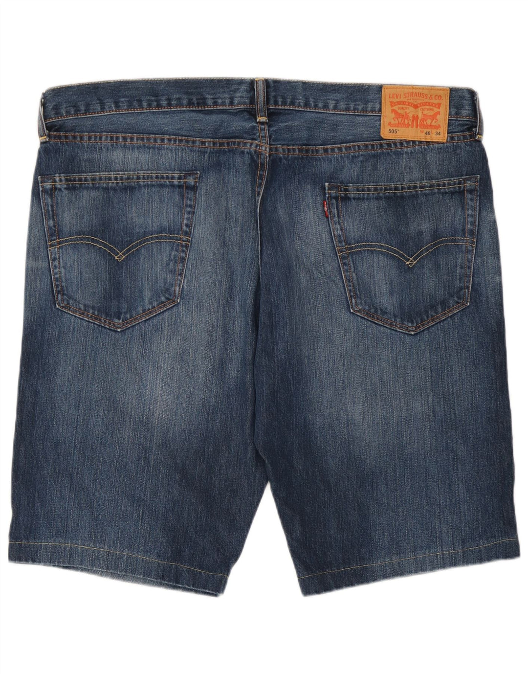 Pantaloncini di jeans Levi's 505 da uomo W40 XL Blu navy