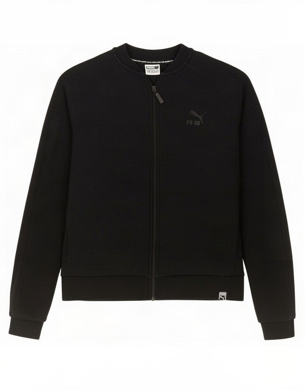 Giacca da tuta da donna Puma UK 12 Medium Black Cotton