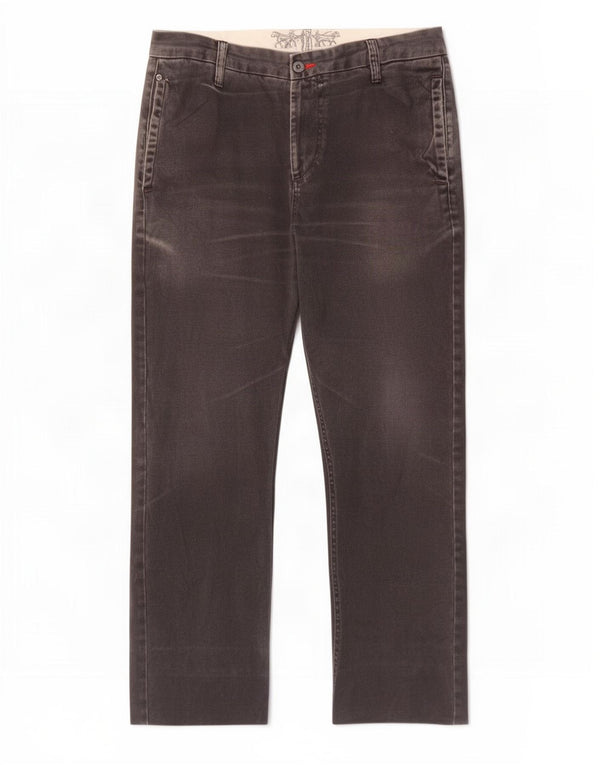 Pantaloni chino dritti da uomo Levi's W34 L29 cotone grigio