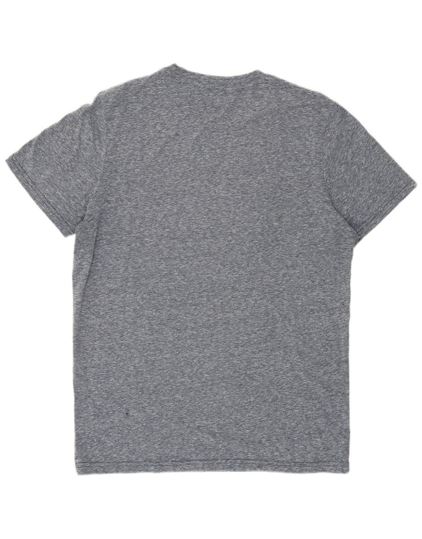 T-shirt grafica da uomo Jack & Jones Top blu medio screziato