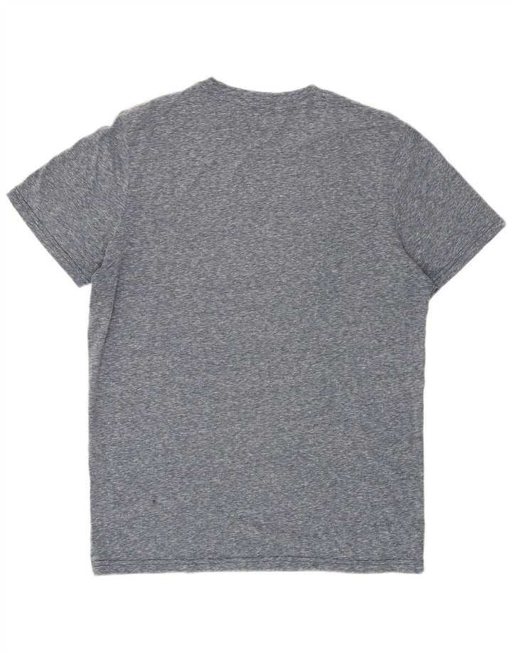 T-shirt grafica da uomo Jack & Jones Top blu medio screziato