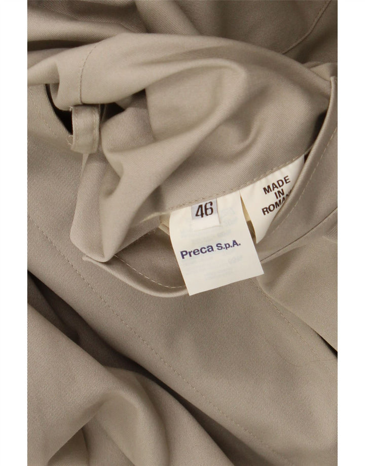 Soprabito reversibile da donna vintage EU 46 XL Lana beige