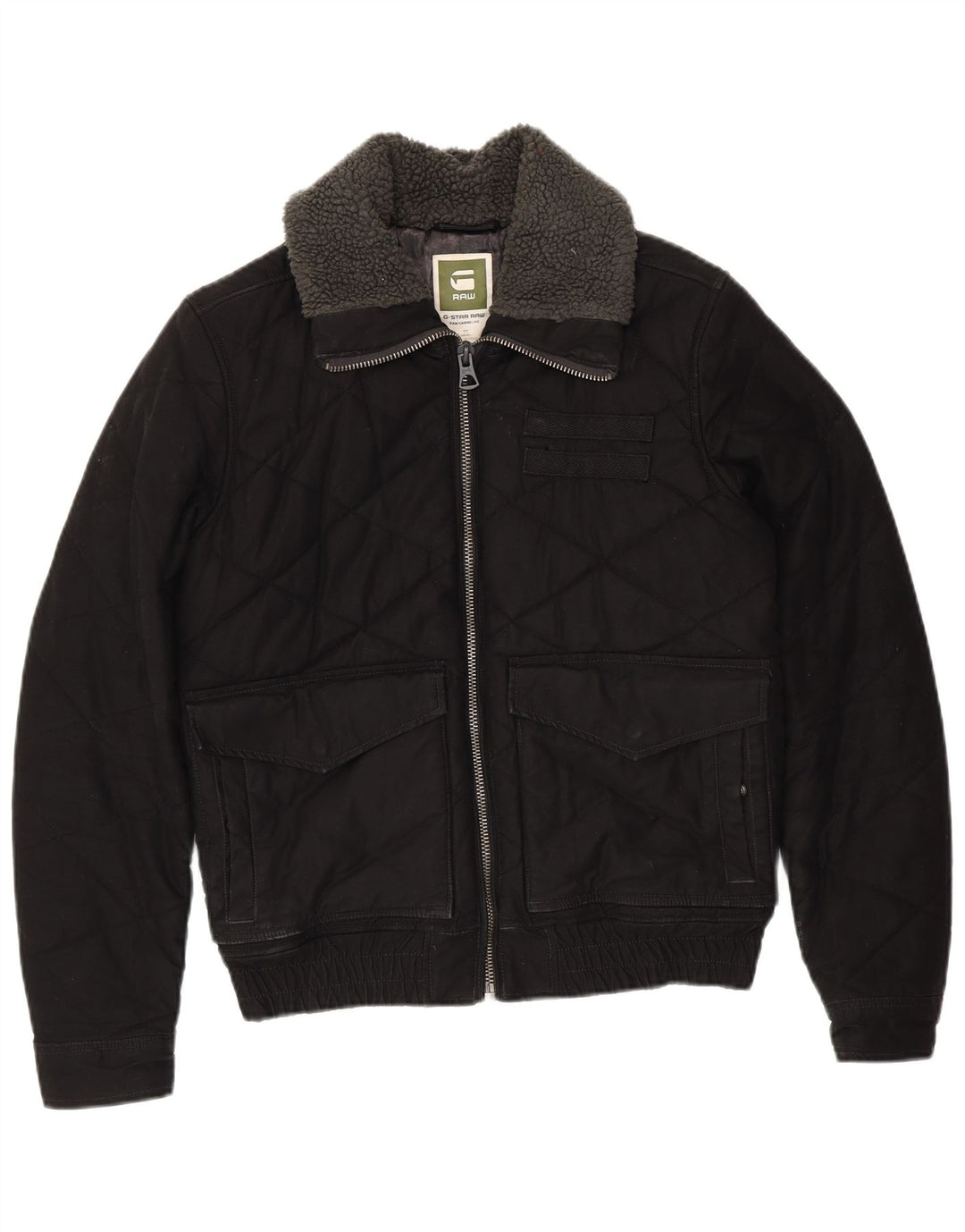 Giacca trapuntata da uomo G-STAR UK 38 cotone nero medio