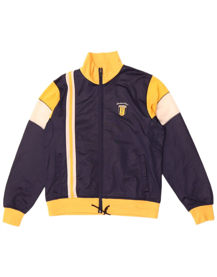 Giacca da tuta da uomo Diadora color block medio blu navy