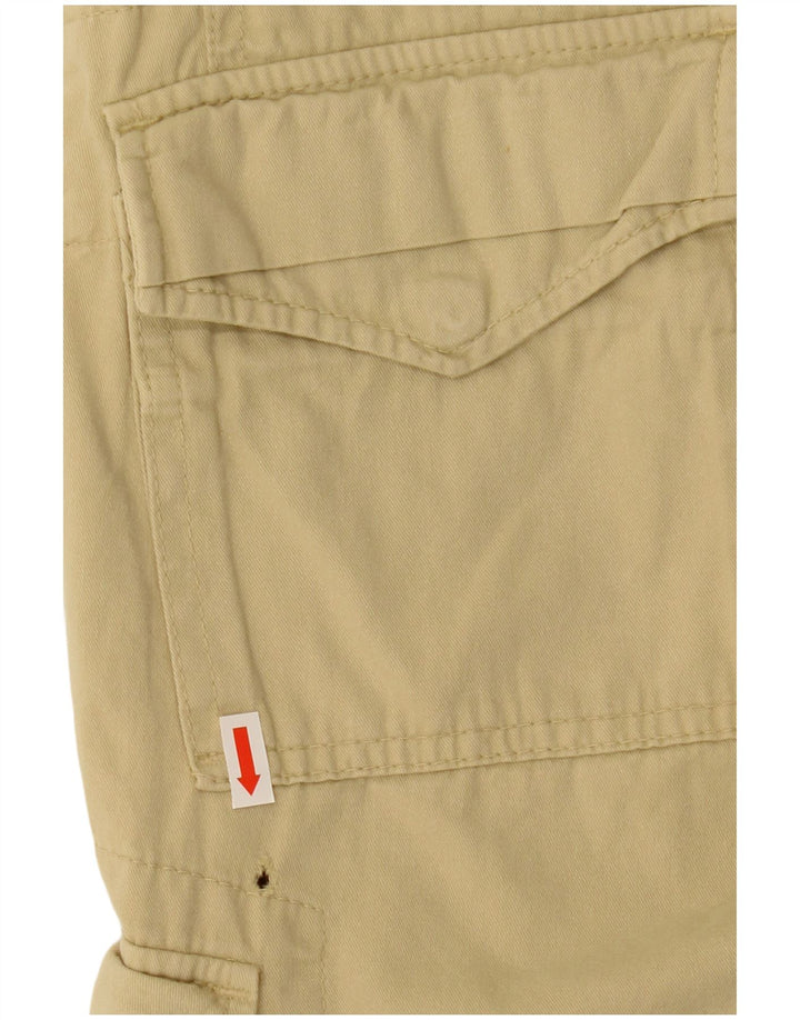 Pantaloncini cargo da uomo DIESEL W28 piccoli in cotone beige