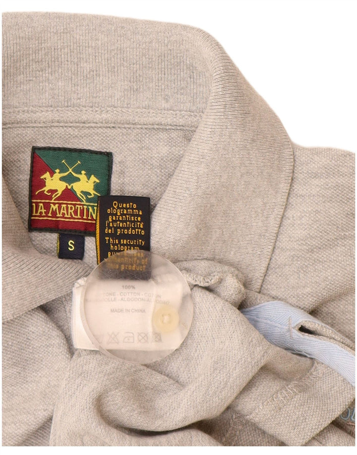 Polo Uomo La Martina Small Grigio Cotone