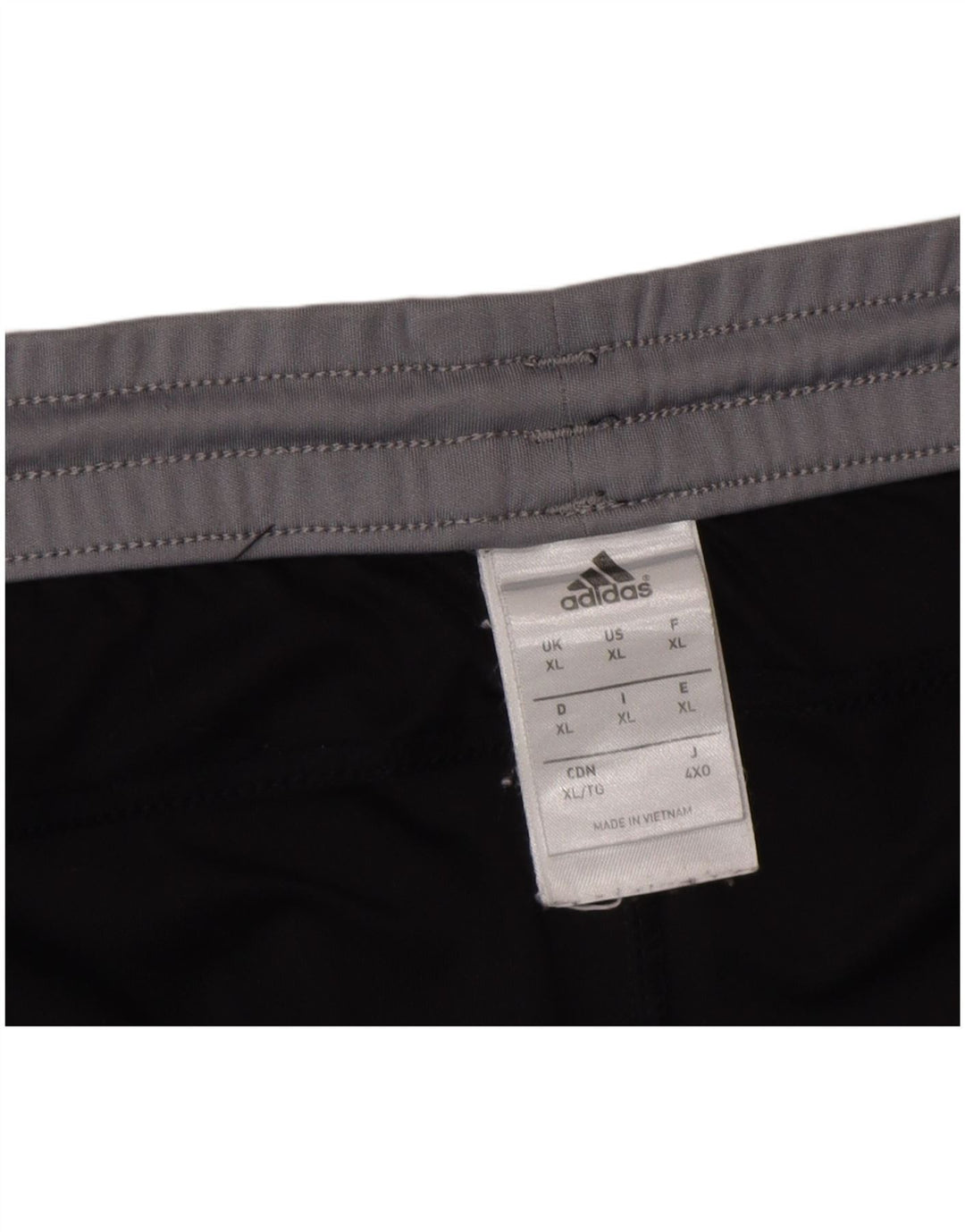 Pantaloncini sportivi da uomo ADIDAS XL Poliestere color block nero