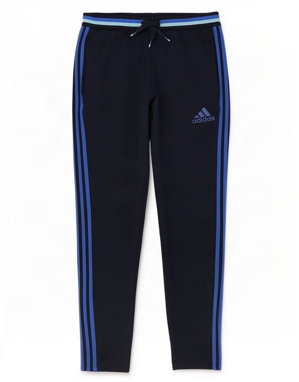Pantaloni da tuta Adidas Climacool da uomo piccoli in poliestere blu navy