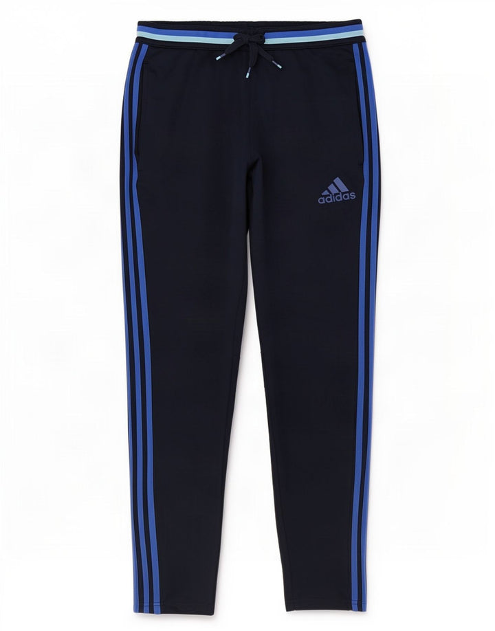 Pantaloni da tuta Adidas Climacool da uomo piccoli in poliestere blu navy