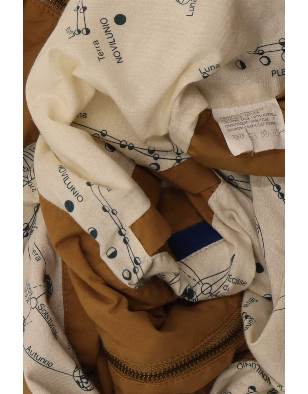 Bomber con cappuccio da uomo Stratos UK 40 Large Beige Poliestere