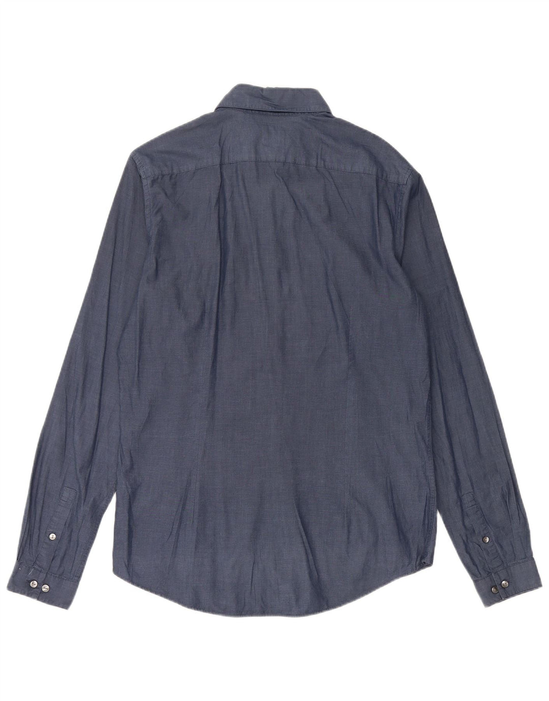 CALVIN KLEIN Camicia slim fit da uomo taglia 40 media cotone blu navy