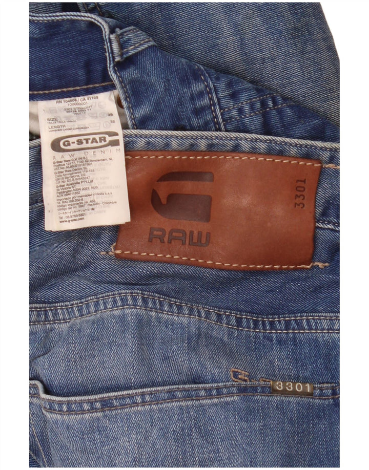 Jeans slim da uomo G-Star W38 L32 cotone blu