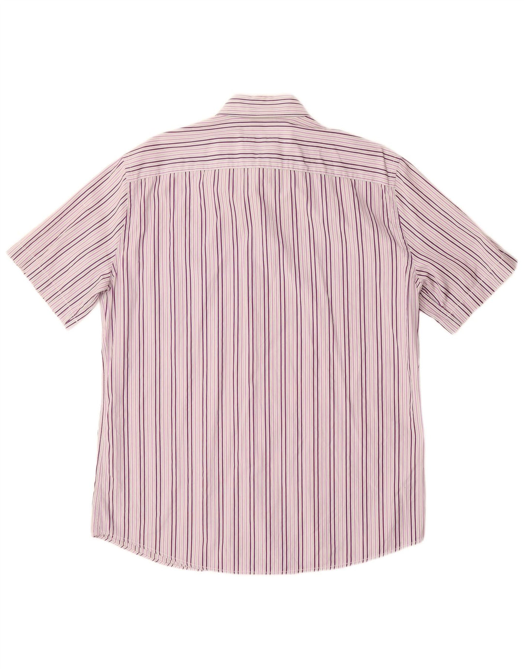 Camicia Trussardi Uomo Manica Corta Taglia 42 Large Viola a Righe