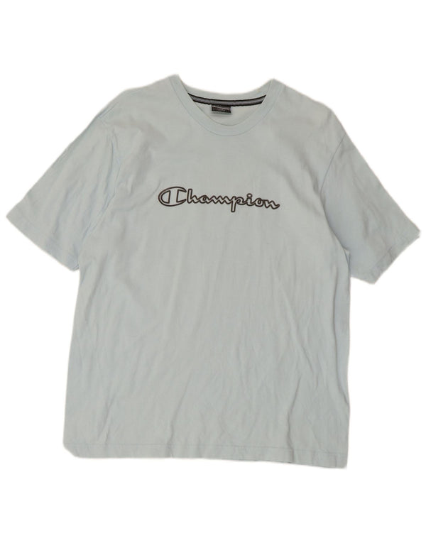 T-shirt grafica da uomo Champion Top grande blu