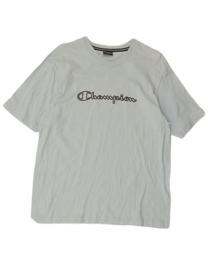 T-shirt grafica da uomo Champion Top grande blu