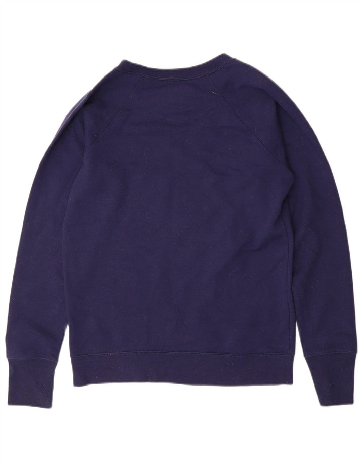 Felpa con grafica da donna Champion UK 10 Small Cotone blu navy