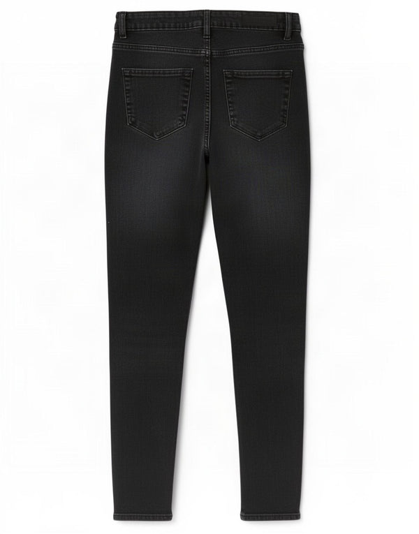 Jeans super skinny da donna a vita alta Superdry W28 L30 cotone nero