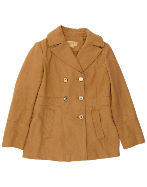 Caban da donna Michael Kors US 10 Large Beige Lana