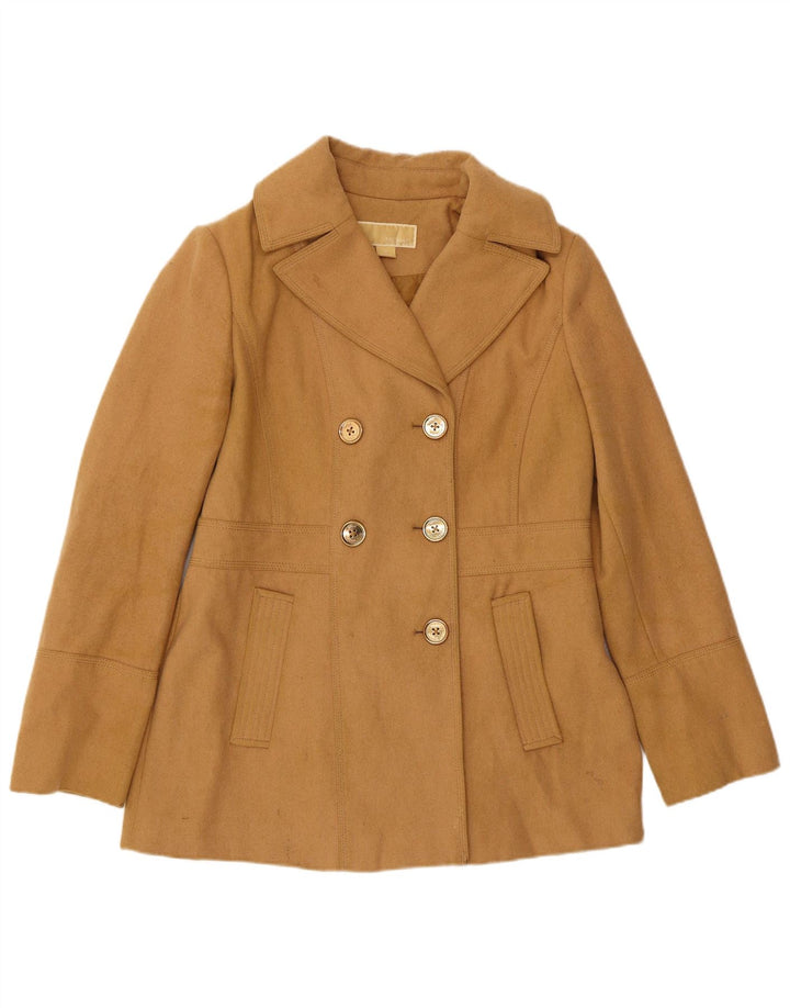 Caban da donna Michael Kors US 10 Large Beige Lana
