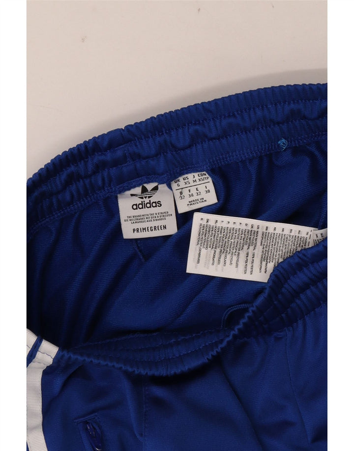 Pantaloni della tuta da donna Adidas UK 6 XS blu poliestere