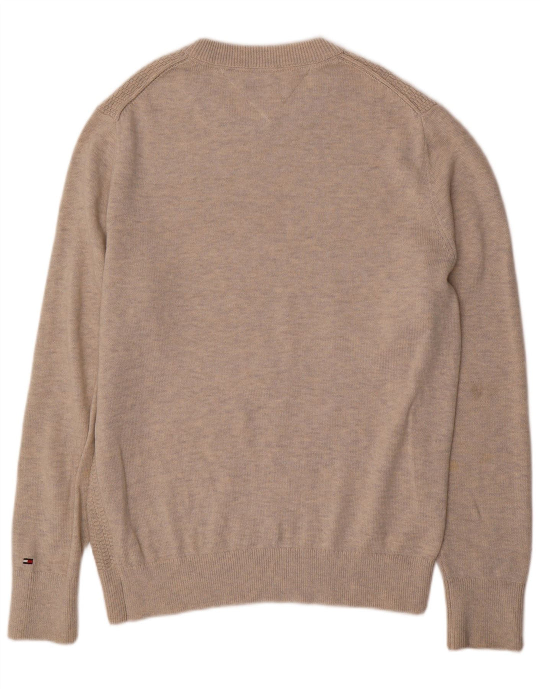 Maglione maglione girocollo da uomo Tommy Hilfiger grande beige
