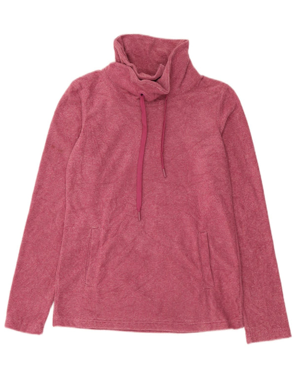 Maglione in pile da donna Mountain Warehouse UK 8 Small Poliestere gessato rosa