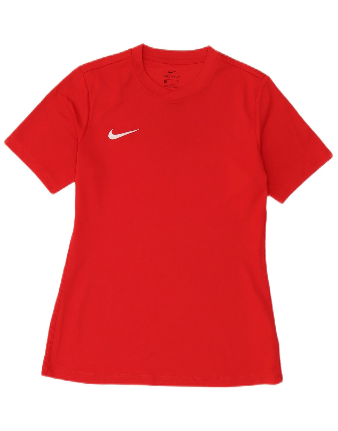 T-shirt Nike Dri Fit da uomo, top in poliestere rosso medio