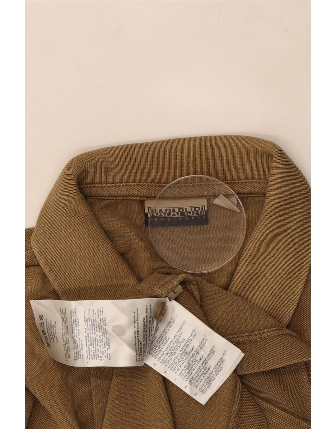 Polo da uomo Napapijri grande marrone