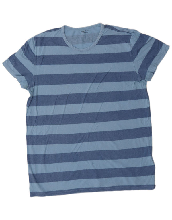T-shirt da uomo Gap Top XL in cotone a righe blu