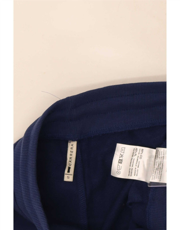 Pantaloni da tuta da uomo Carrera Joggers piccoli in cotone blu navy