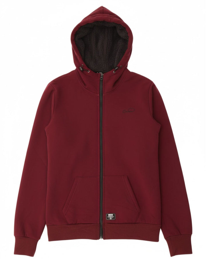 ERREA Mens Zip Hoodie Sweater Medium Maroon