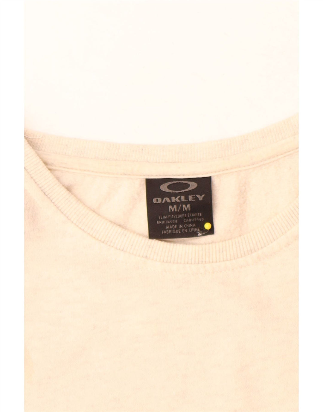 Felpa da uomo Oakley Maglione medio bianco sporco chiazzato