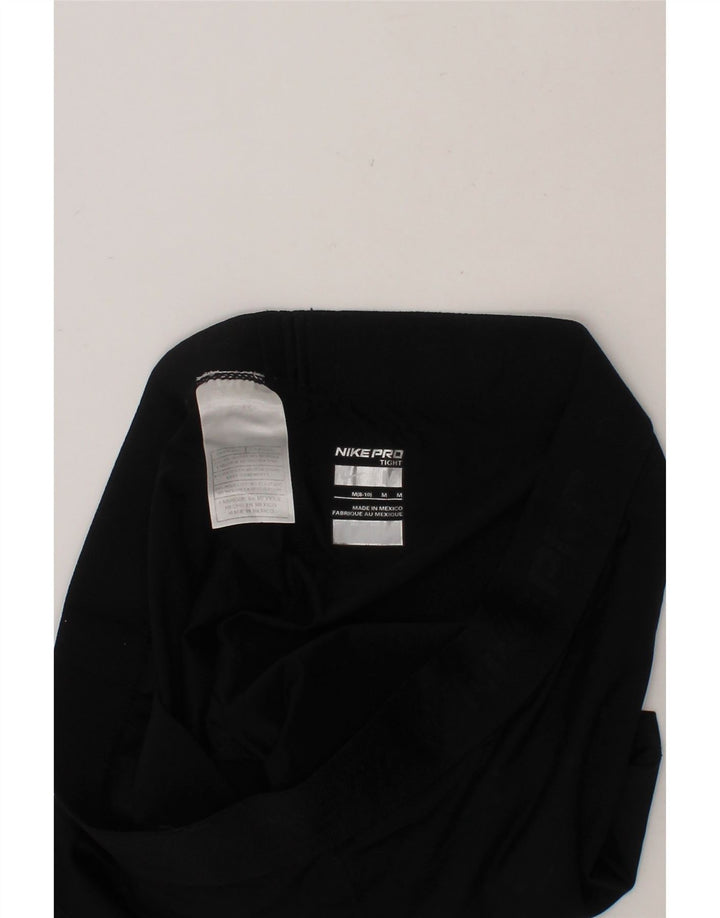 NIKE Womens Sport Shorts US 8/10 Medium  Black Polyester Vintage Nike and Second-Hand Nike from Messina Hembry 