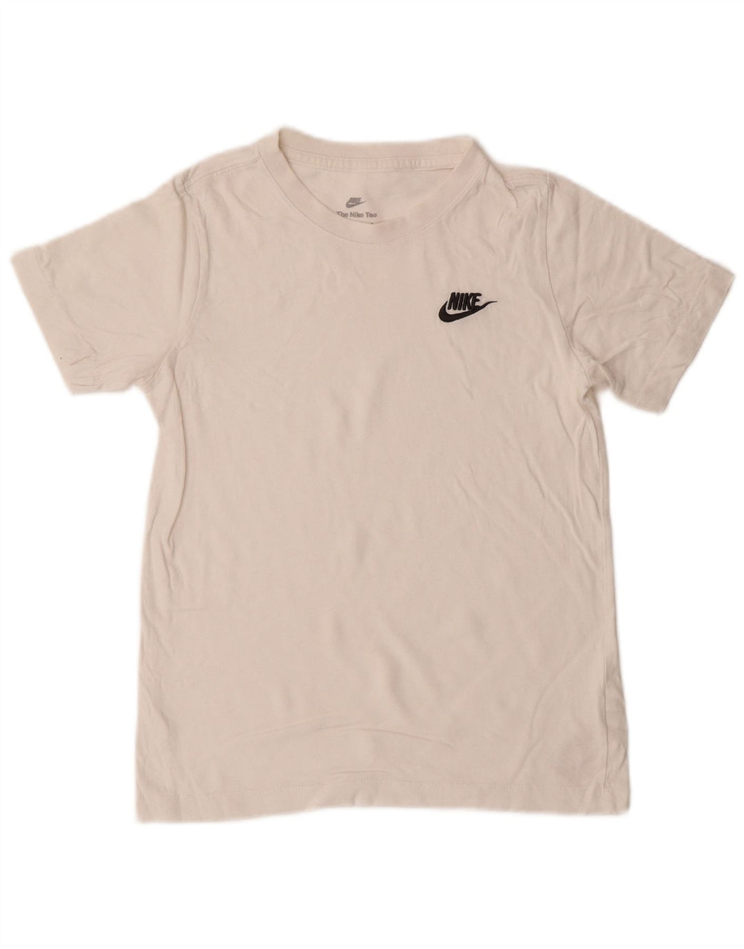 T-shirt da ragazzo Nike Top 10-11 anni cotone bianco medio