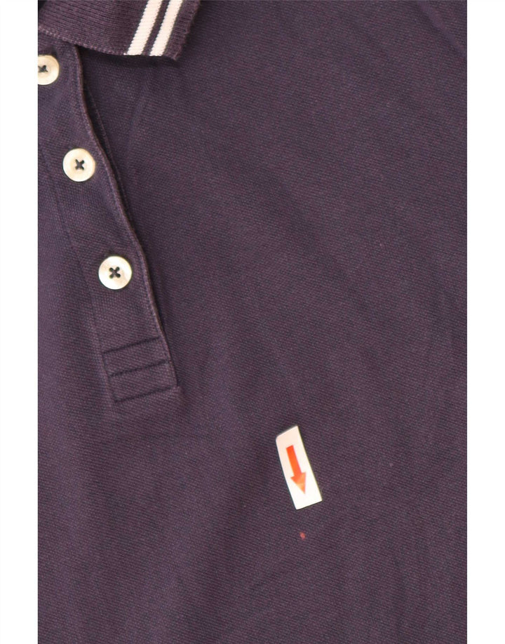 Polo Kappa da donna slim 2XL a righe blu navy