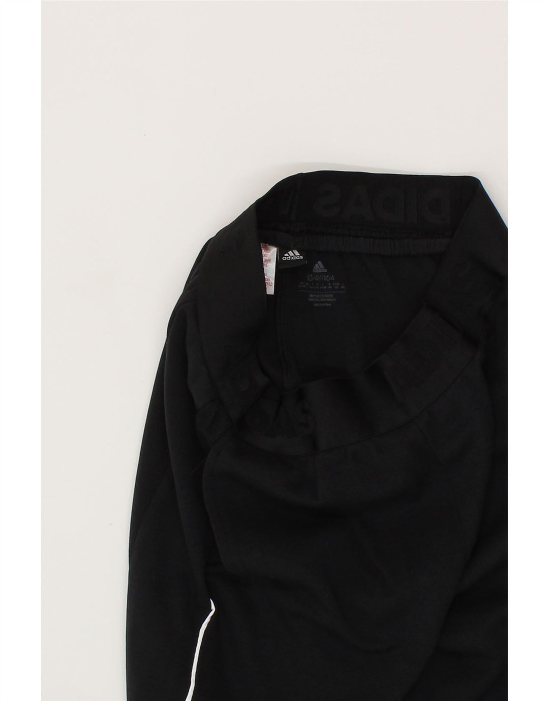 ADIDAS Boys Tracksuit Trousers 13-14 Years  Black Cotton Vintage Adidas and Second-Hand Adidas from Messina Hembry 