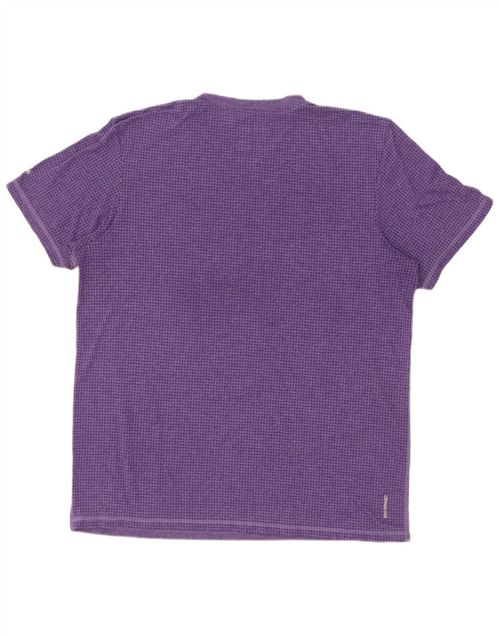T-shirt grafica da uomo Adidas Panthers Top XL viola poliestere