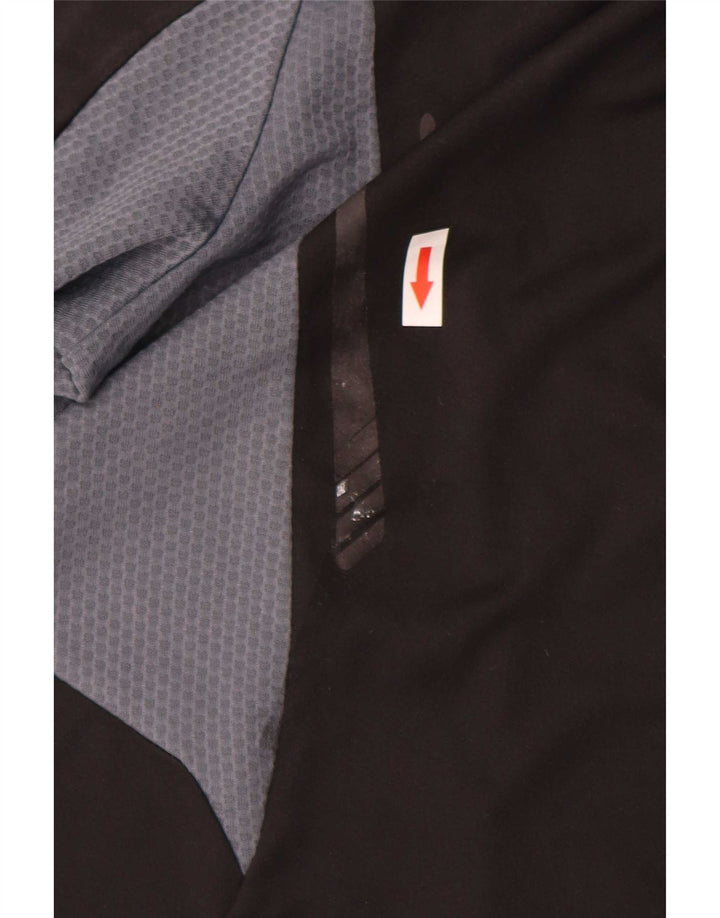 Adidas T-shirt da uomo Top Medium Black Colourblock poliestere sportivo