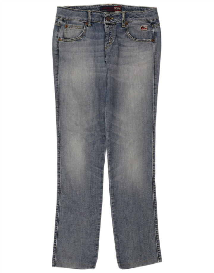 ROY ROGERS Womens Straight Jeans W28 L32 Blue Cotton
