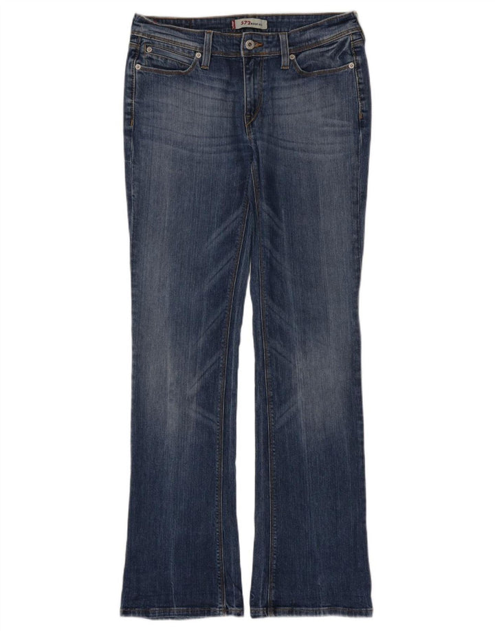 Jeans Levi's 572 Bootcut da donna W31 L34 cotone blu