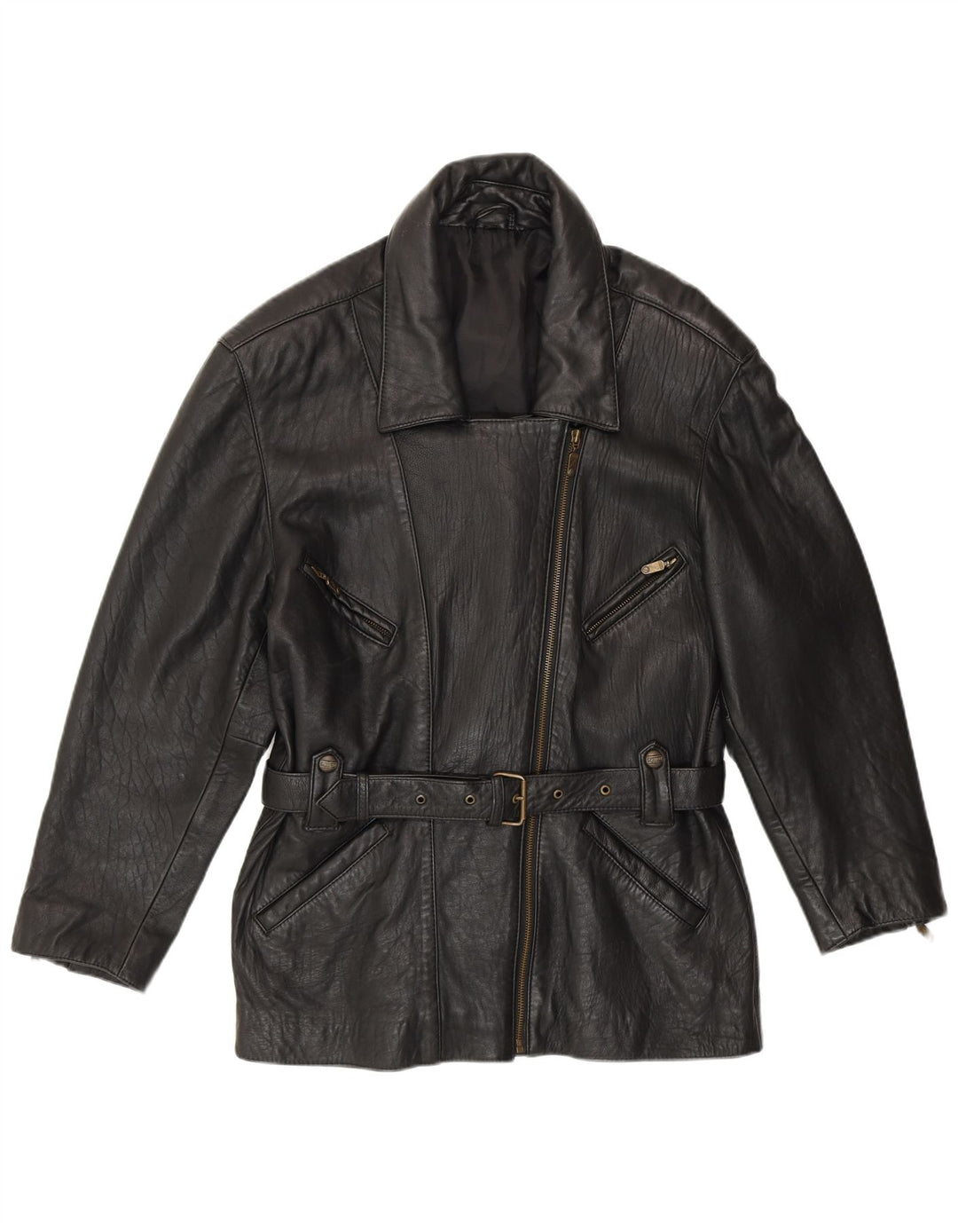 Giacca in pelle da donna MADDOX IT 42 media pelle nera