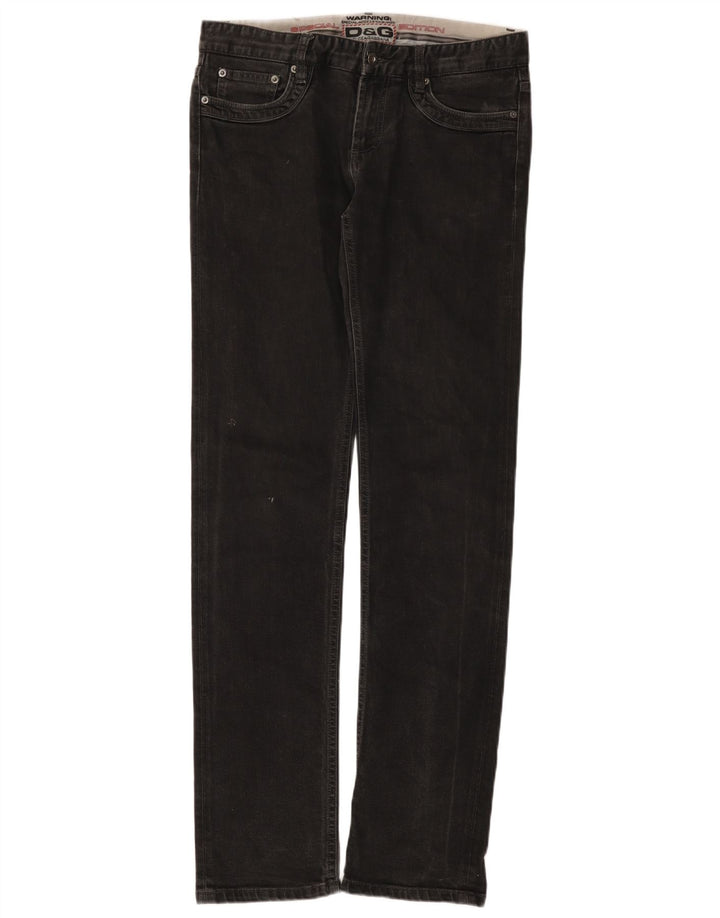 DOLCE & GABBANA Jeans slim da uomo W34 L35 Neri