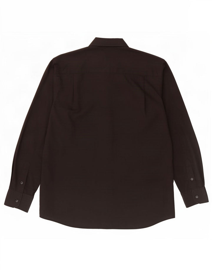 Camicia Pierre Cardin da uomo vestibilità regolare XL poliestere nero
