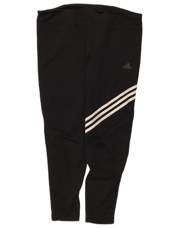 Leggings Adidas da corsa da donna Capri UK 20/22 XL Sport in poliestere nero