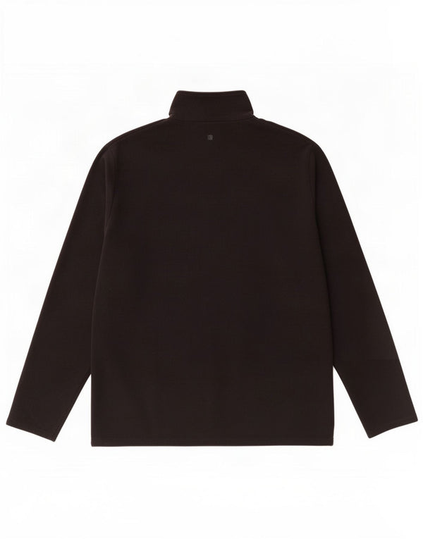 Maglione in pile da uomo con collo e zip Mountain Warehouse 2XL poliestere nero