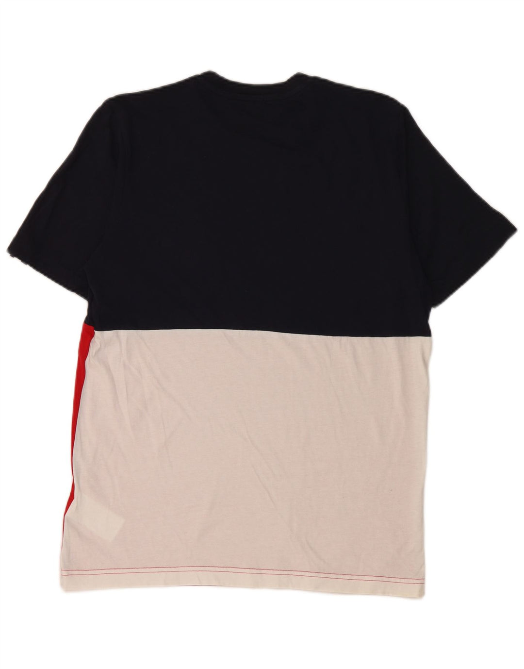 T-shirt grafica da uomo Adidas Top piccola in cotone color block multicolore