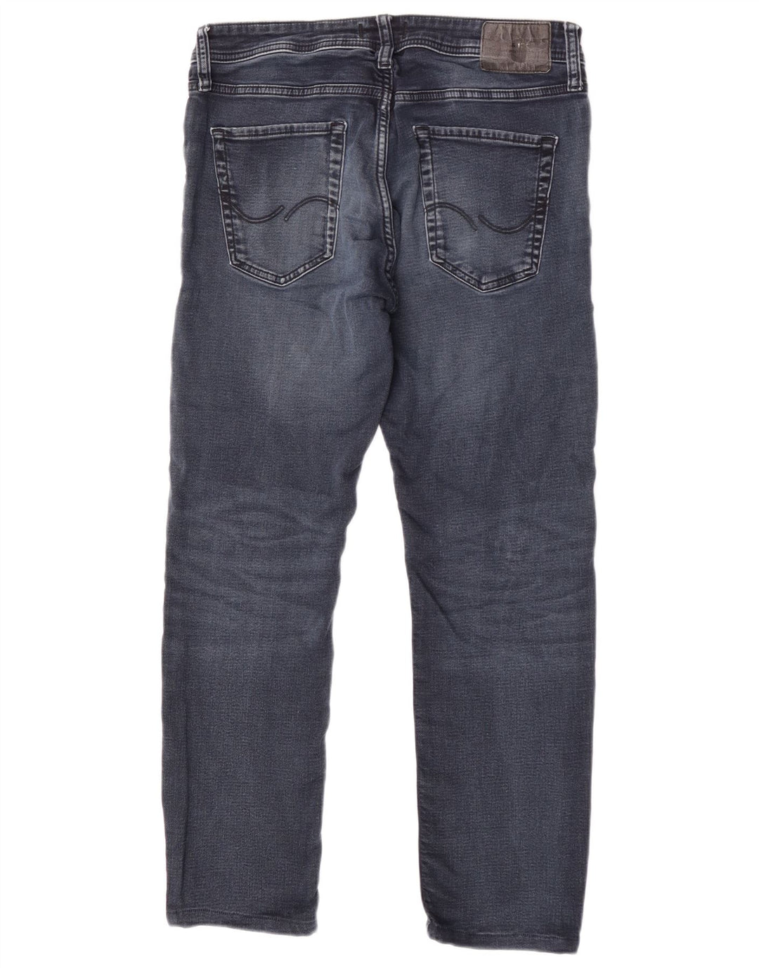 Jack & Jones Uomo GLENN Slim Jeans W33 L30 Cotone Blu