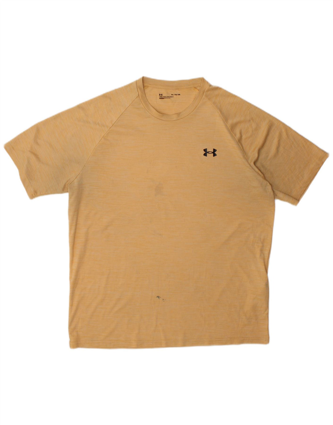 Maglietta da uomo Under Armour Top XL poliestere giallo