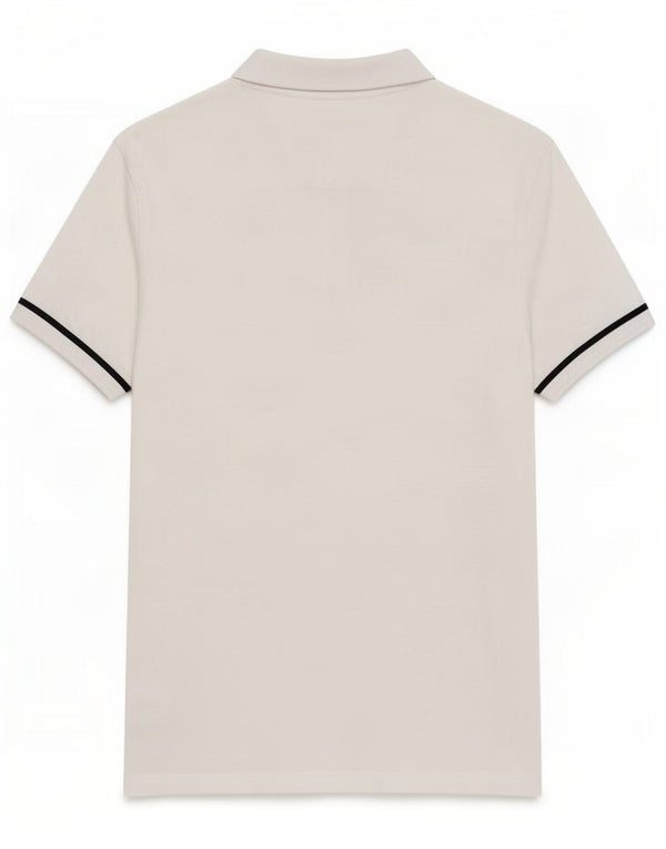 Polo da uomo French Connection in cotone bianco medio